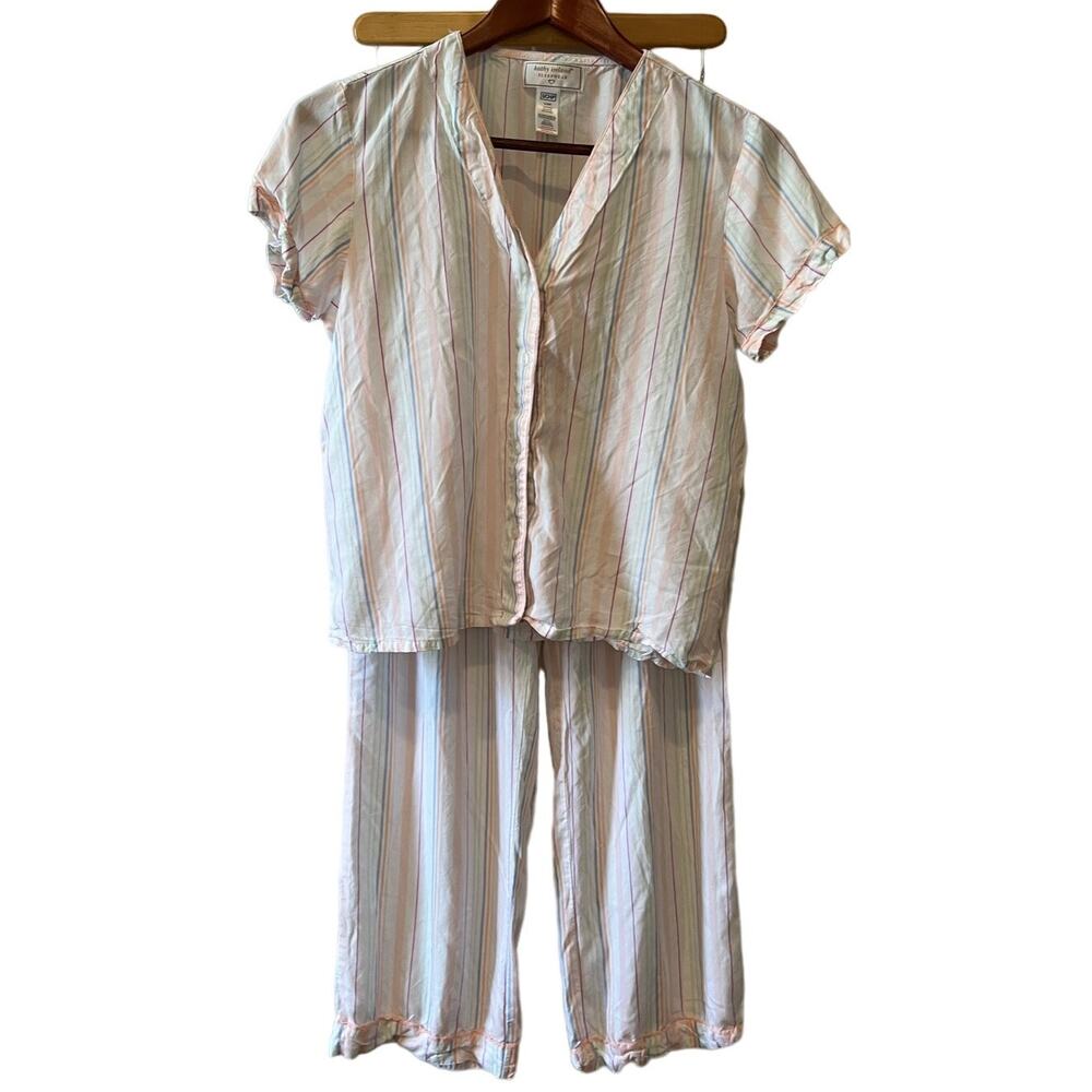Kathy Ireland Sleepwear Pajama Set Pants Top Rayon S